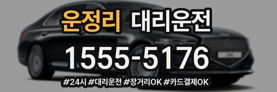 운정리 대리운전