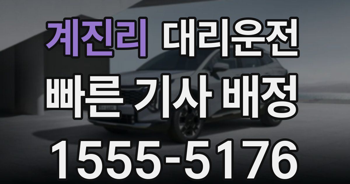 일일대리기사