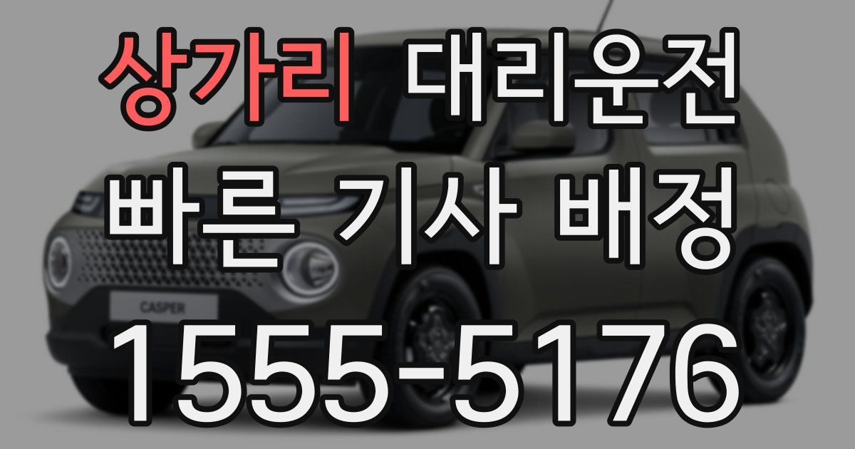 일일대리기사