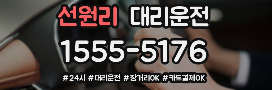 선원리 대리운전