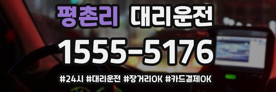 평촌리 대리운전