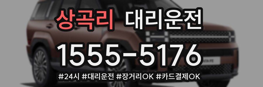 상곡리 대리운전