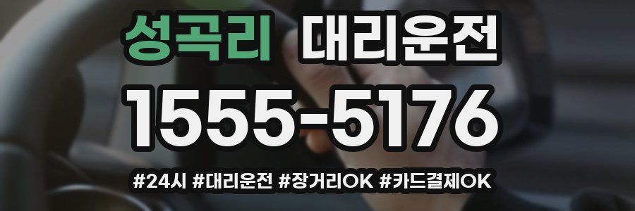 성곡리 대리운전