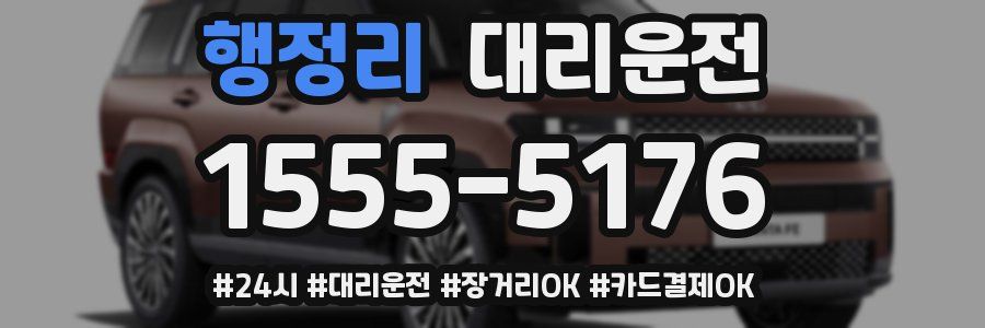 행정리 대리운전