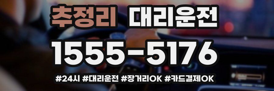 추정리 대리운전