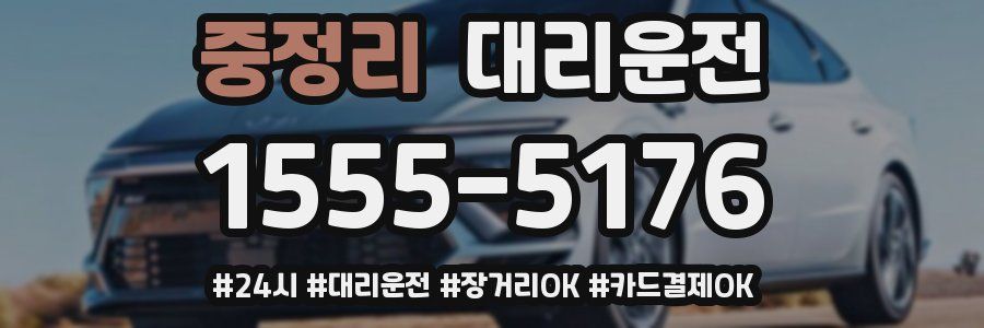 중정리 대리운전