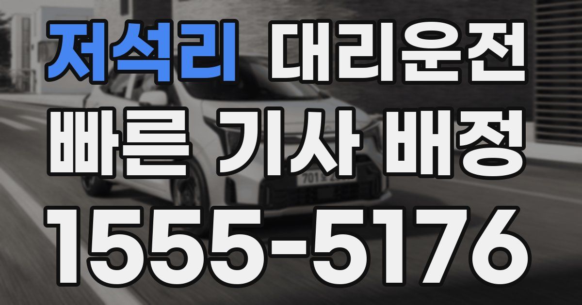 일일대리기사