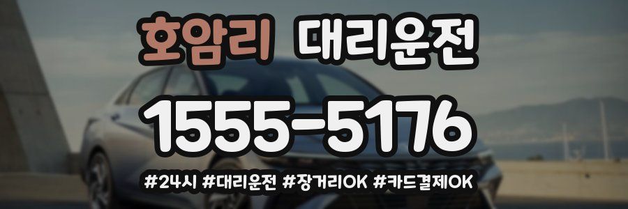 호암리 대리운전