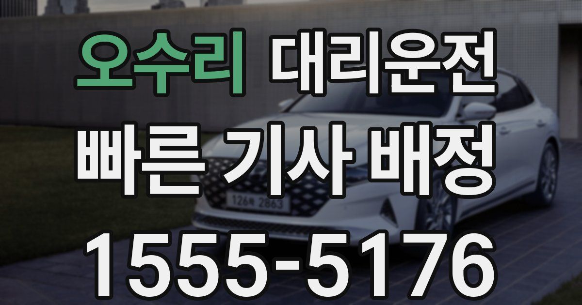 일일대리기사