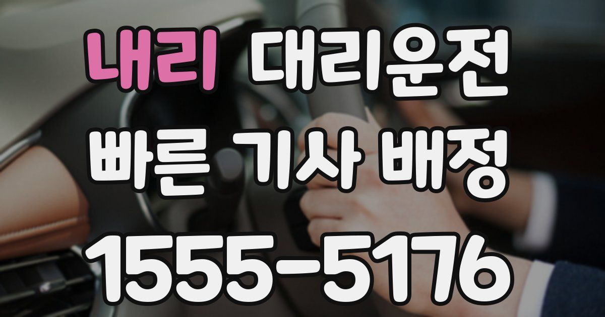 일일대리기사