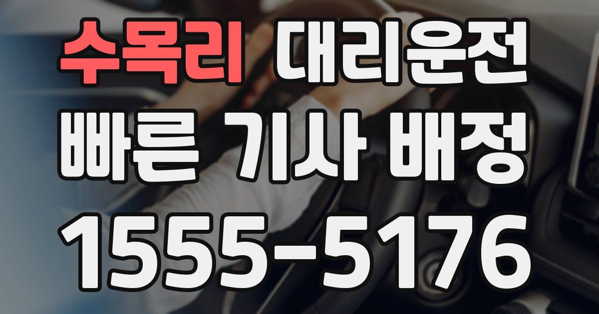 일일대리기사