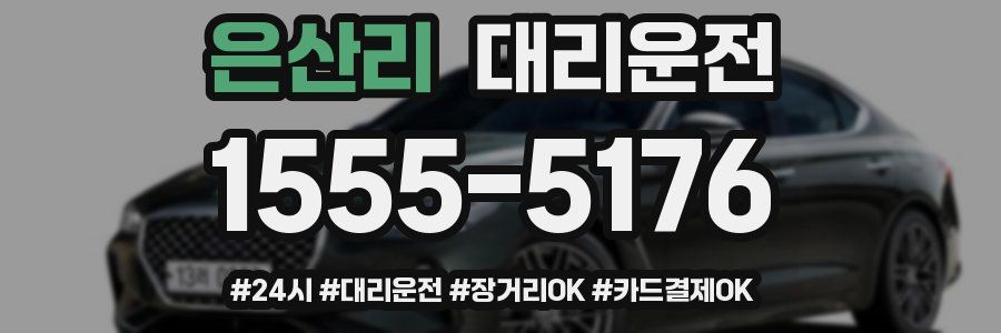 은산리 대리운전