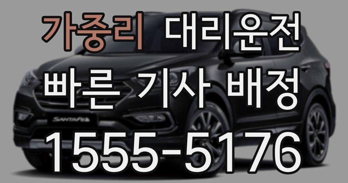일일대리기사