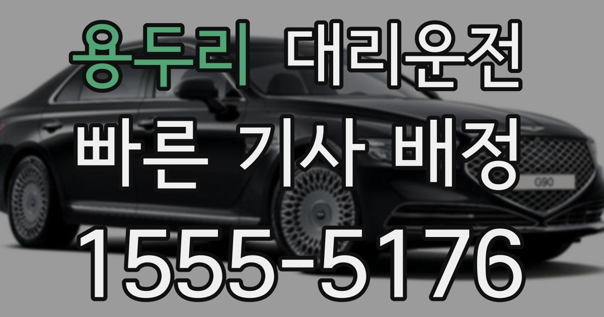 일일대리기사