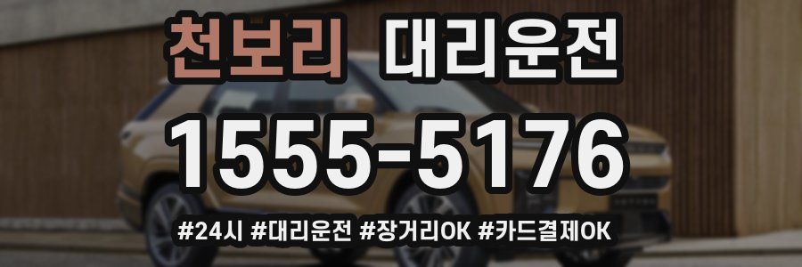 천보리 대리운전