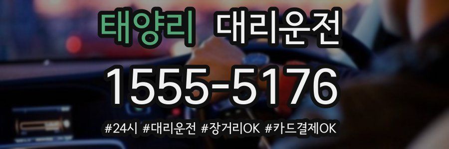 태양리 대리운전