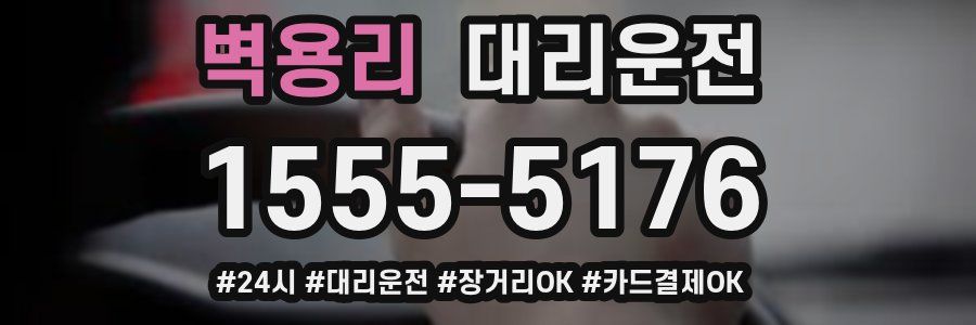 벽용리 대리운전