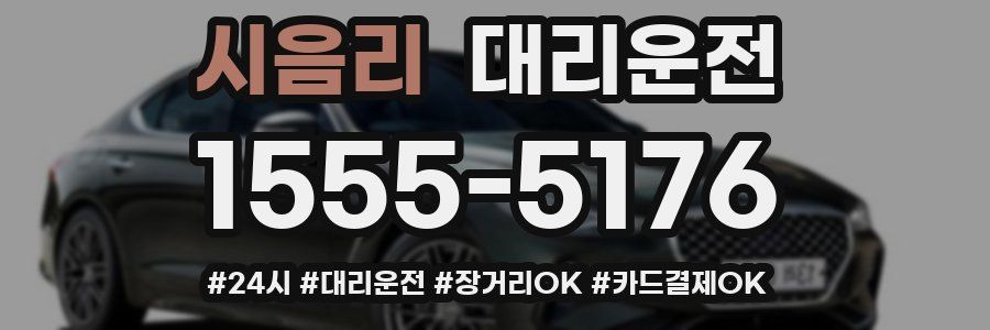 시음리 대리운전