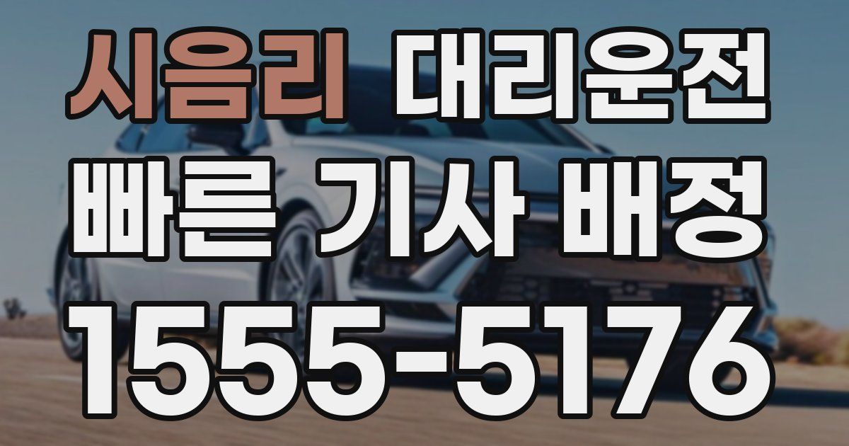 일일대리기사