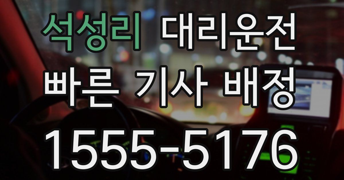 일일대리기사