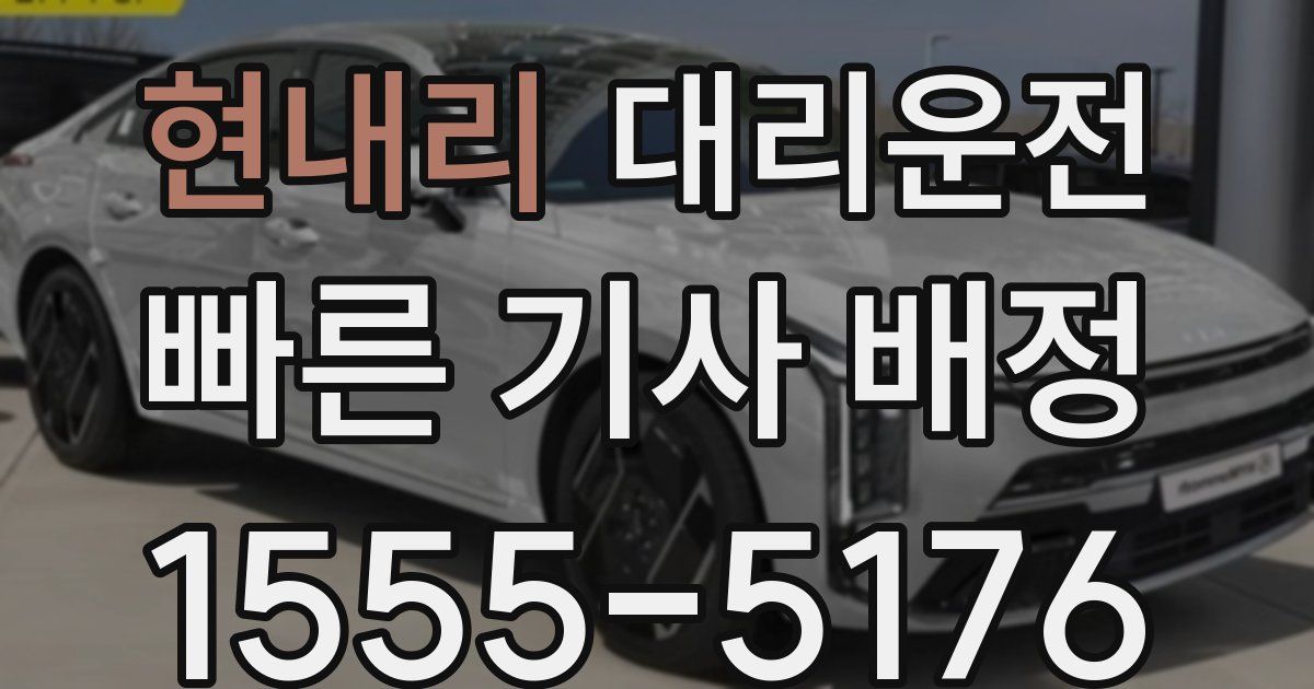 일일대리기사