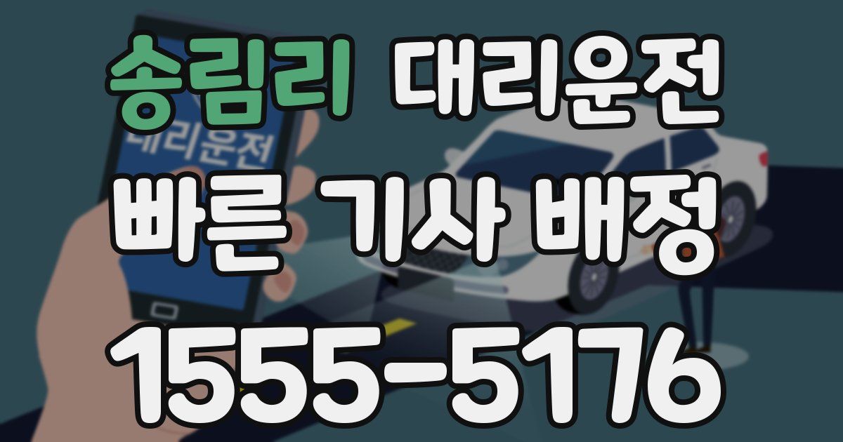 일일대리기사