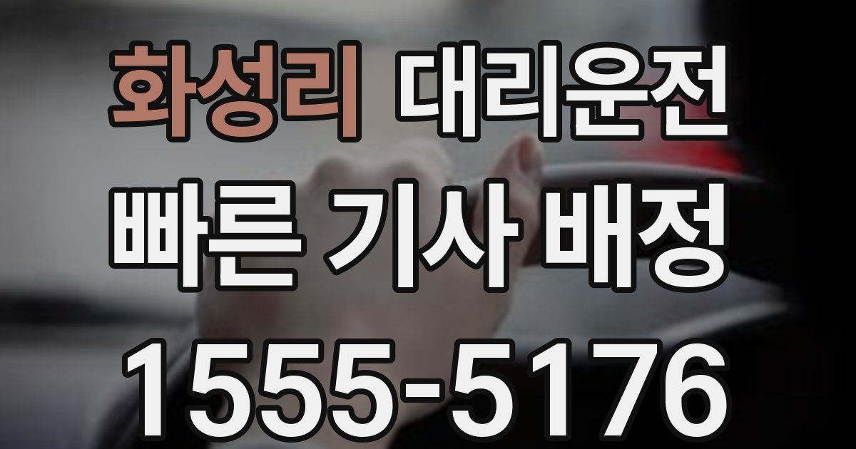 일일대리기사