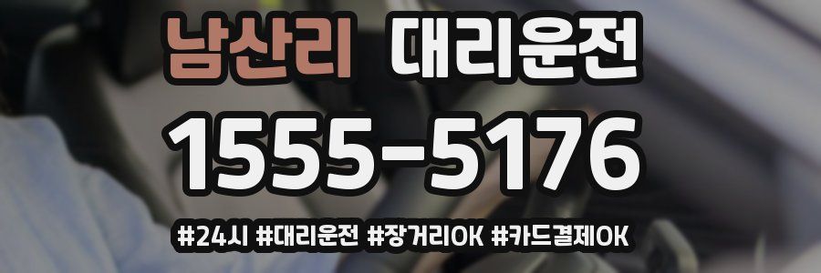 남산리 대리운전