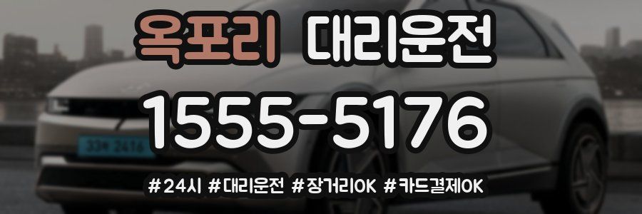 옥포리 대리운전