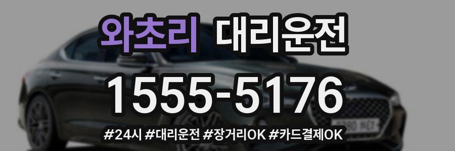 와초리 대리운전