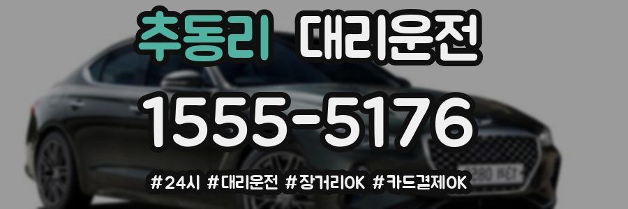 추동리 대리운전