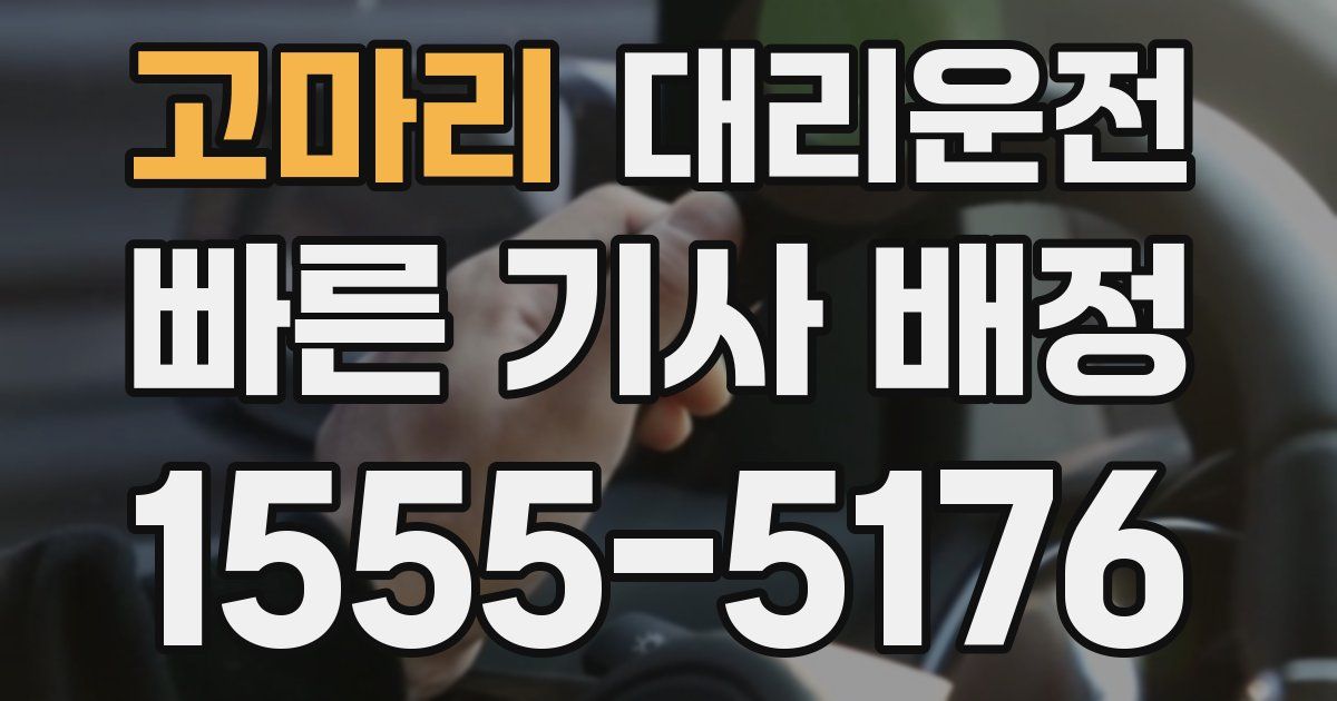 일일대리기사