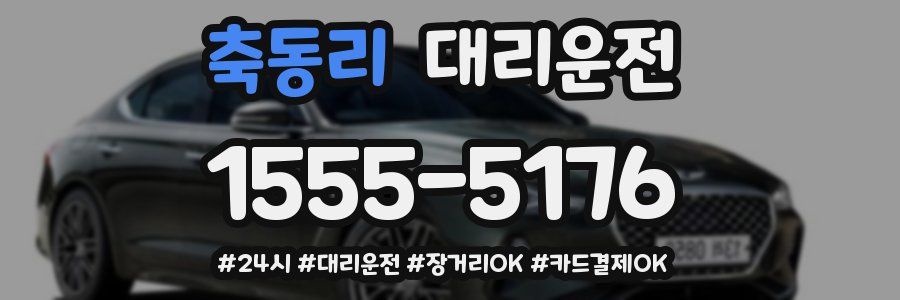 축동리 대리운전