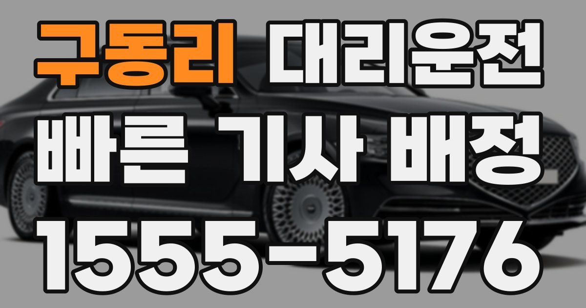 일일대리기사