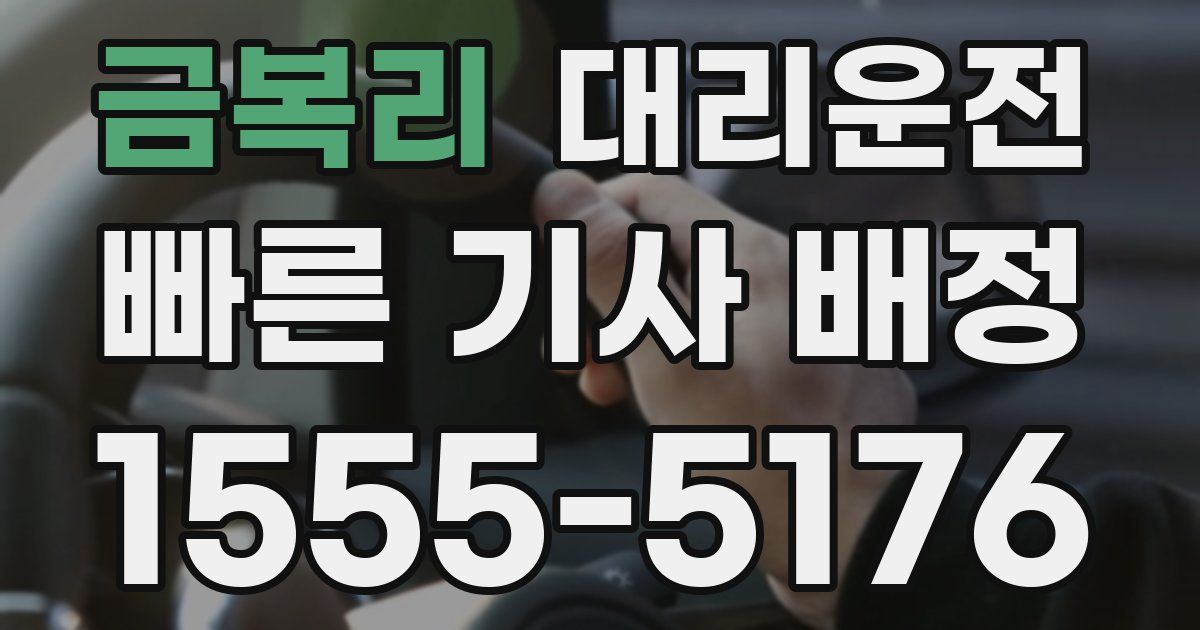일일대리기사