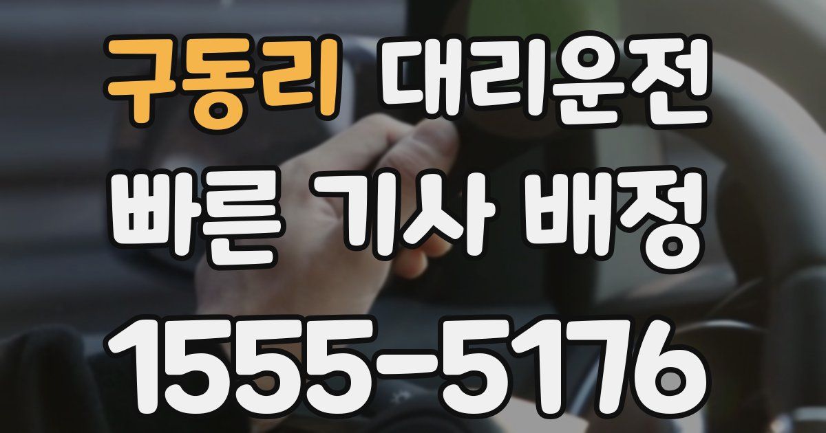일일대리기사