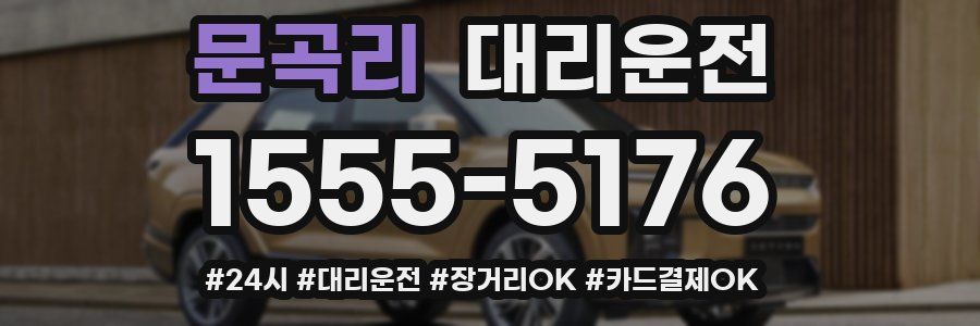 문곡리 대리운전