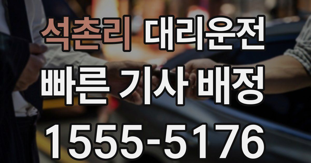 일일대리기사