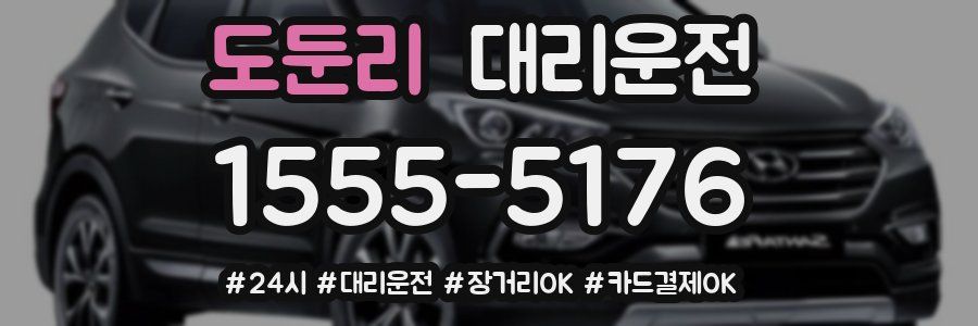 도둔리 대리운전