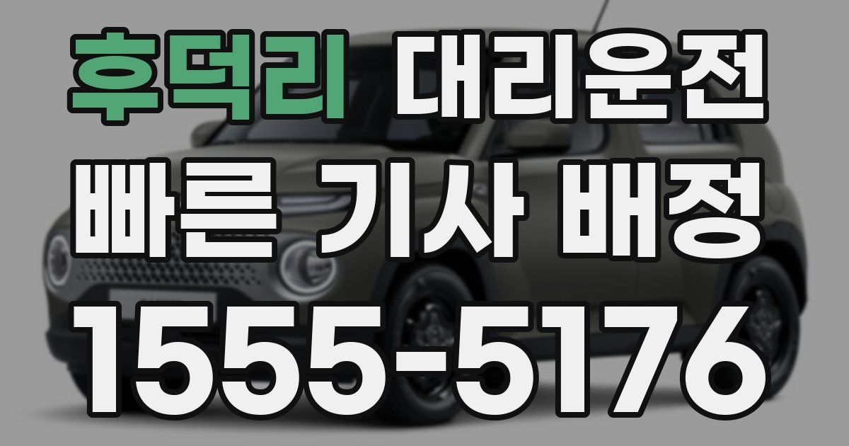 일일대리기사