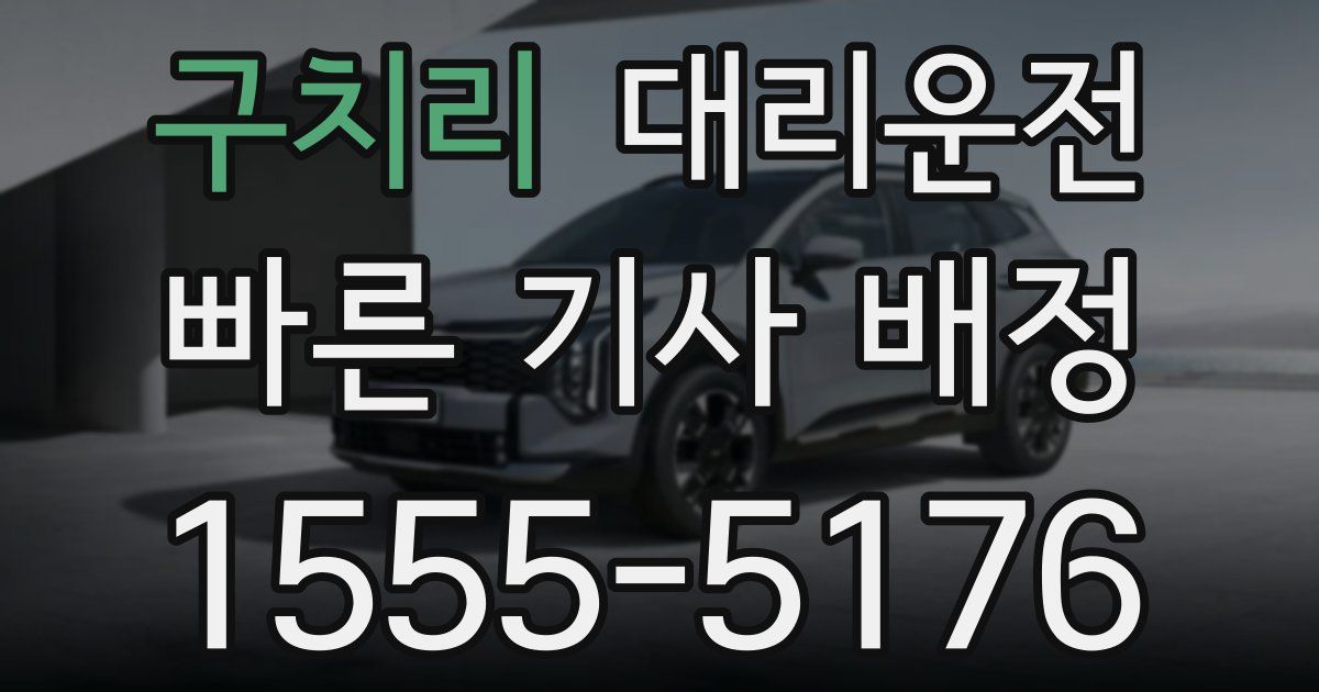일일대리기사
