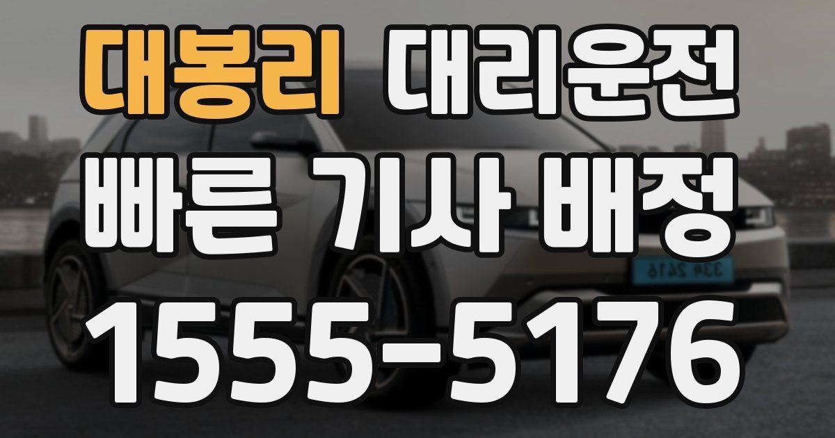 일일대리기사