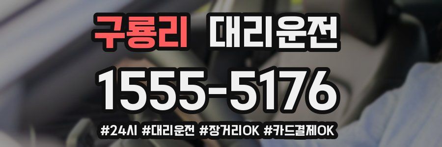구룡리 대리운전