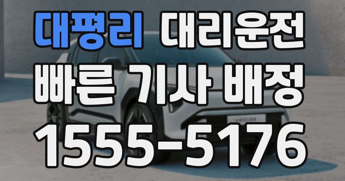 일일대리기사
