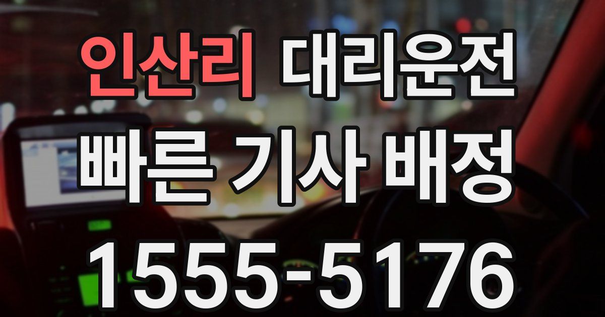 일일대리기사
