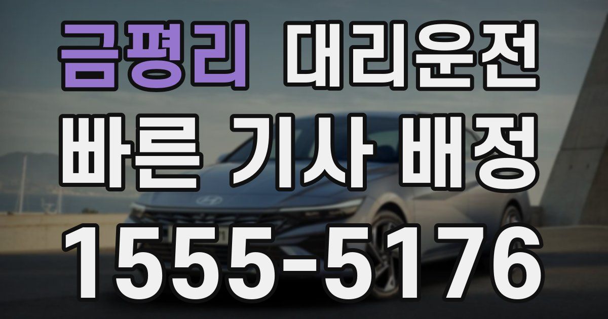 일일대리기사