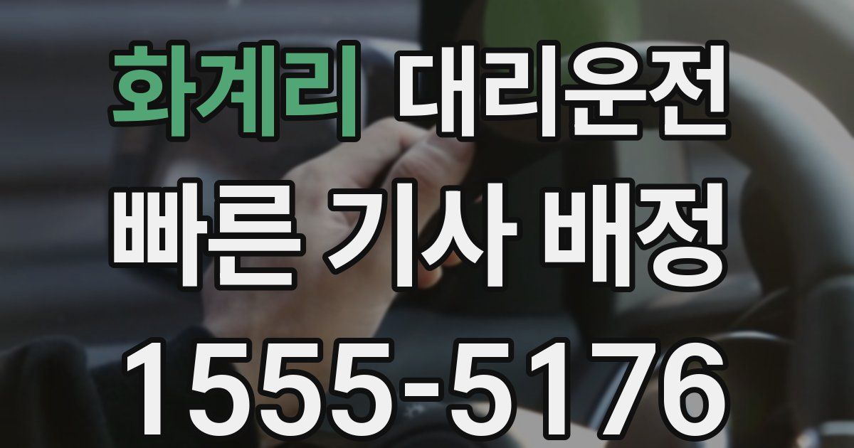 일일대리기사
