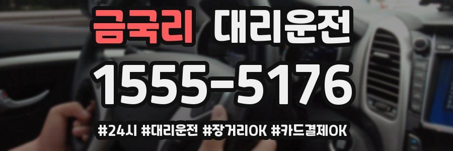 금국리 대리운전