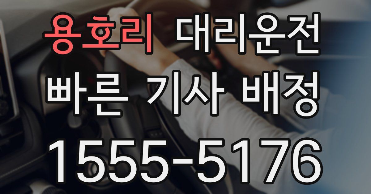 일일대리기사
