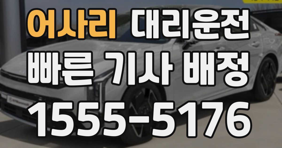 일일대리기사